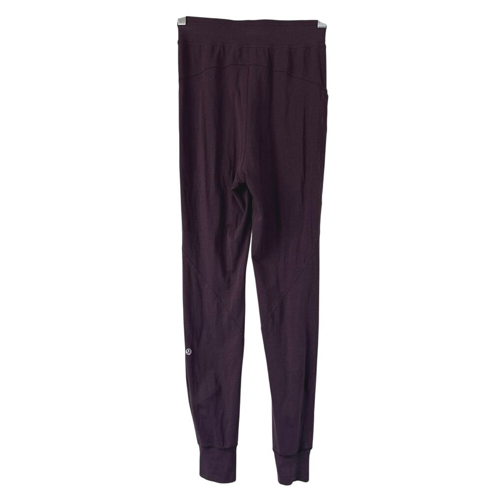 Lululemon Meant To Move Yoga Pant 27" Black Cherry Size 2 W5AUOS *EUC - Picture 4 of 10